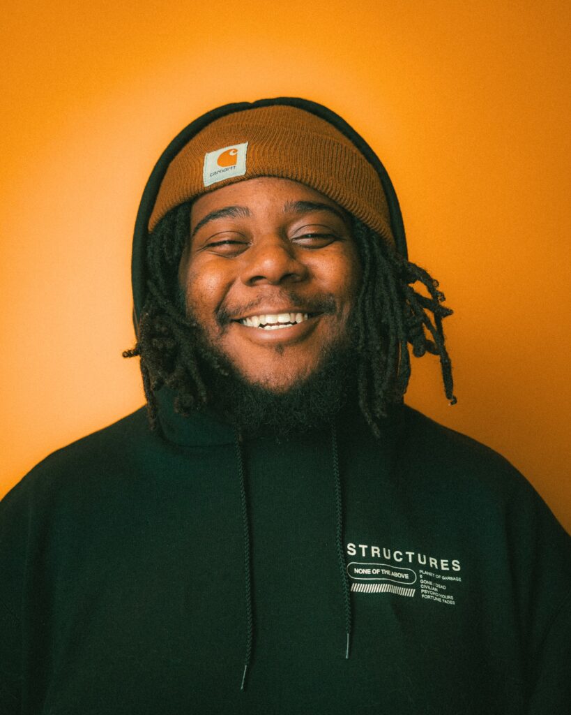 Smiling person